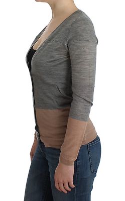 C'N'C COSTUME NATIONAL Cardigan Gray Sweater Lightweight Jumper