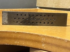 Vintage Wire Drawplate Round-Shaped Holes 