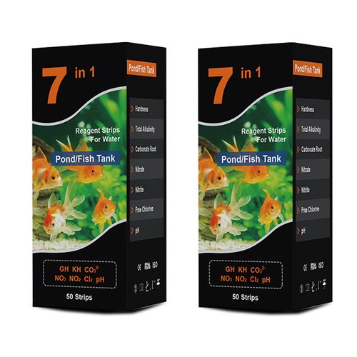100/50x Aquarium Test Strips Fish Tank 7IN1 PH Water Test Strips Kit Freshwater- - Picture 11 of 12