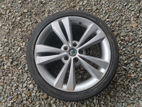 SKODA OCTAVIA WHEEL ALLOY FACTORY, 18X7IN, NEPTUNE, 05/09-10/13 09 10 11 12 13