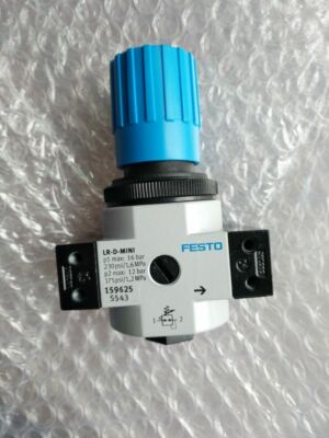 One Festo LR-1/4-D-MINI 159625 Pressure Regulator New Free