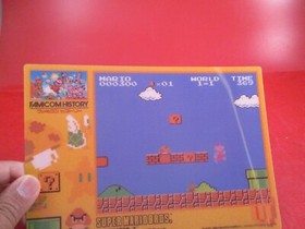 Super Mario Bros. World 1-1 Nintendo Bandai Famicom History Lenticular Sheet