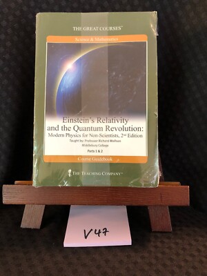 The Great Courses: Einstein's Relativity and the Quantum Revolution 4 DVDs+book!