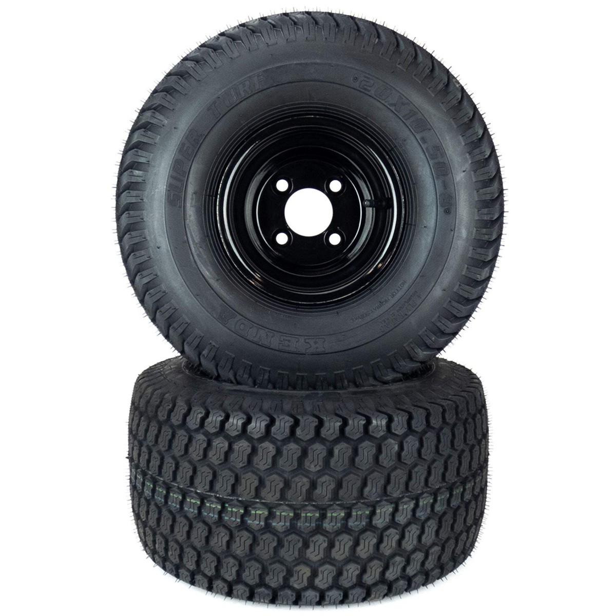 Super Turf Tire Assemblies 20x10.50-8 Fits Toro GrandStand 48