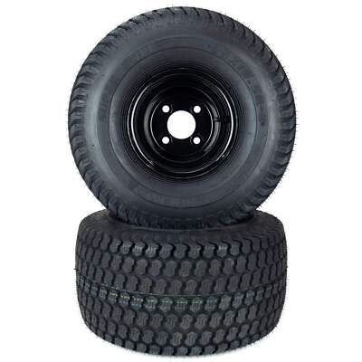 (2) Super Turf Tire Assemblies 20x10.50-8 Fits Toro GrandStand 48'' 52'' 140-1888