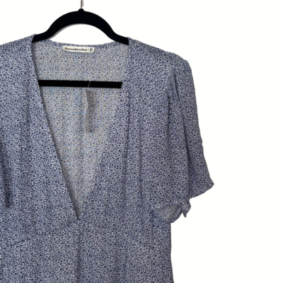abercrombie and fitch blue floral dress Abercrombie Blue & White Floral Dress by Abercrombie and Fitch