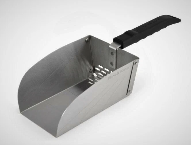 Broil King Pro carbón/pellets cuchara de acero inoxidable con mango 63946 Foto 2 de 2