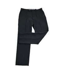 Chaps Men's Pants Black Size 38 X 34 Total Comfort Flat Front, Pre-owned
