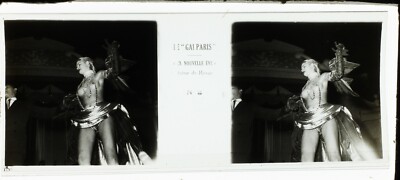 Photo Stéréo Vintage Paris La Nouvelle Ève Danse érotique Années 1950 - Collection
