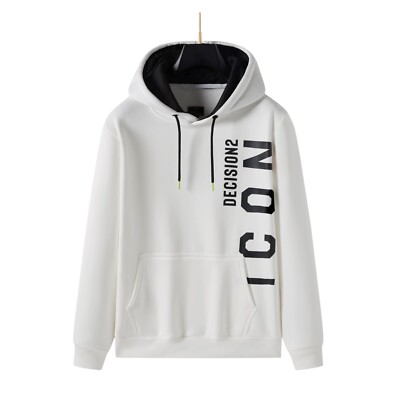 Herren Pullover ICON Hoodie mit Premium Textur Langarm Design Sweatshirt