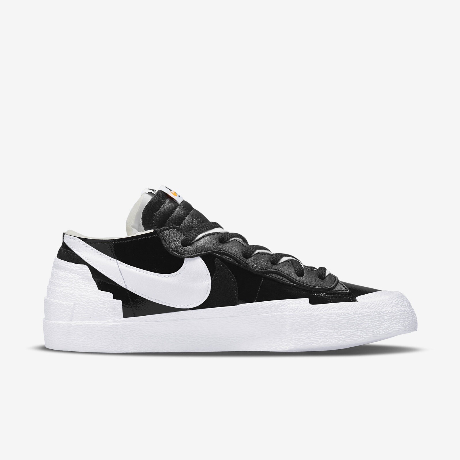 SACAI X NIKE Blazer Nike x Sacai basso nero vernice taglia 14M 15 5W [DM6443 001] IN MANO