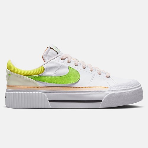 Nike Court Legacy Lift FD0872-100 Sneaker Women 9.5 White Lifestyle Shoes RHS294 - 第 2/12 張圖片