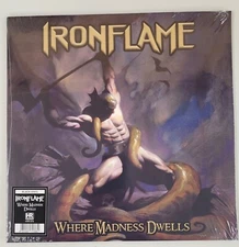 Ironflame Where Madness Dwells Black LP Vinyl Record new