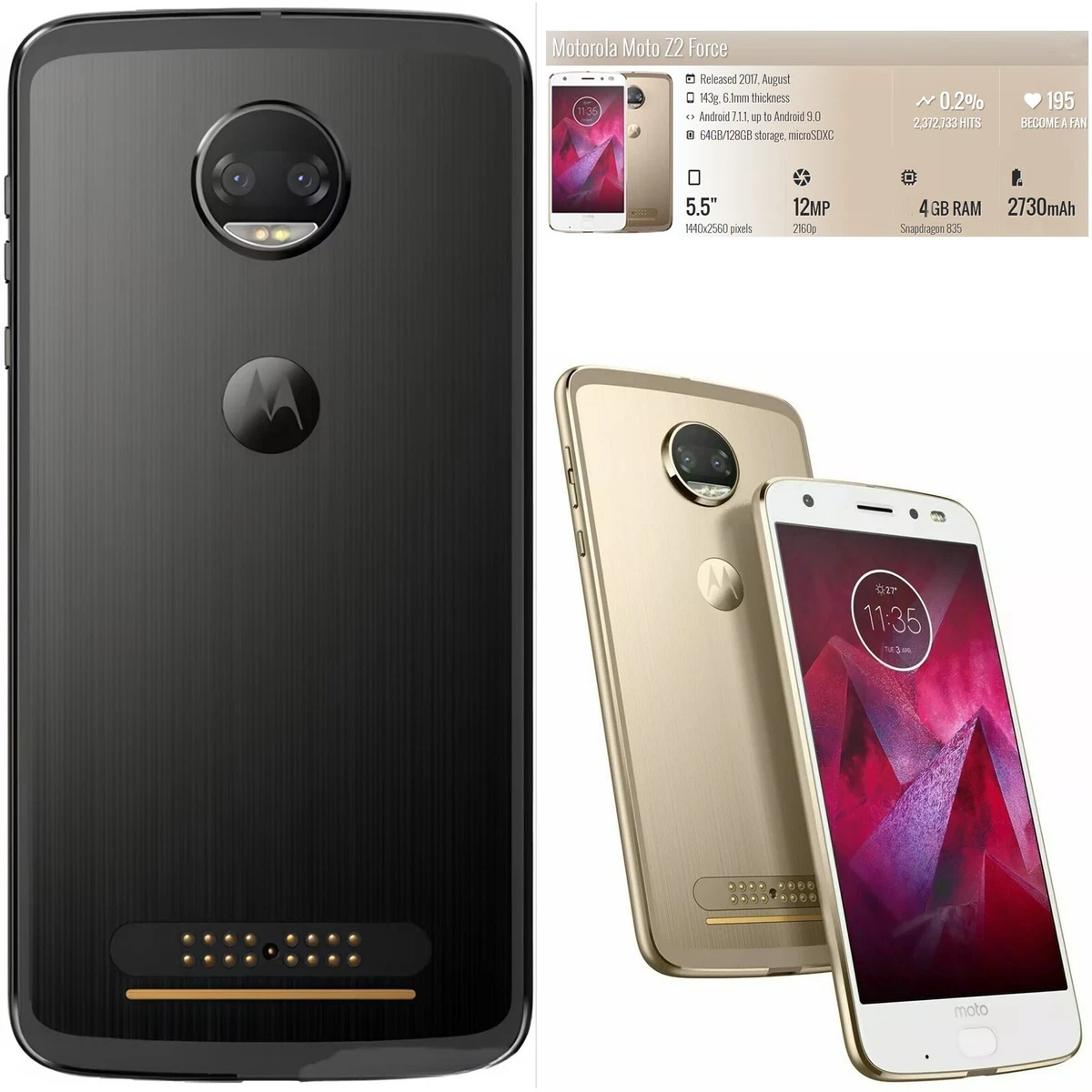 Scheda Tecnica Motorola Moto Z2 Force - Foto 2