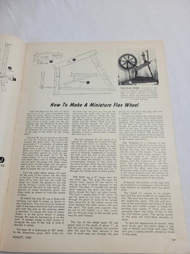 Profitable Hobbies Magazine from August 1949 Interesting Ads - Foto 4 di 4