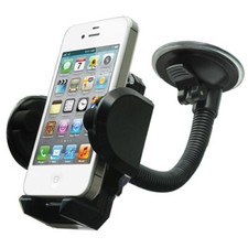 Car Mount Windshield Phone Holder Rotating Cradle Window Swivel for Smartphones