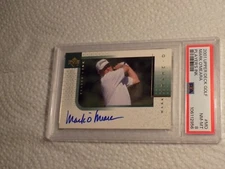 Mark O'Meara PSA 8 NM/MT 2001 Upper Deck Players Ink Autograph (POPULATION 5)