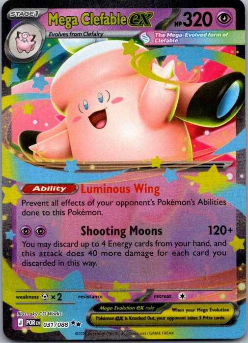 ME03: Perfect Order #031/088 Mega Clefable ex