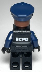 LEGO SH0417 GCPD Officer (2017, Batman, Swat Gear, DC Universe, 70915) Canadian