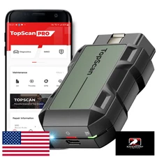 TOPDON TopScan Pro OBD2 Scanner Bluetooth iOS Android Car Code Reader 13+ Reset
