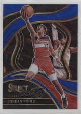 2023-24 Panini Select Courtside Blue Wave Prizm 73/75 Jordan Poole #218 13os