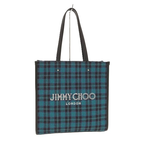 JIMMY CHOO Blue Tote Bag Used SKAI-0