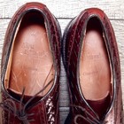 Allen Edmonds CRANDON Woven Blucher  10 B Narrow Chili * add $15 new Cedar Trees — photo 5