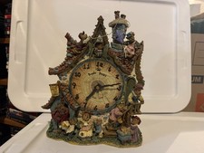 The Boyds Bears Collector Clock Danbury Mint Time Waits For No Bear