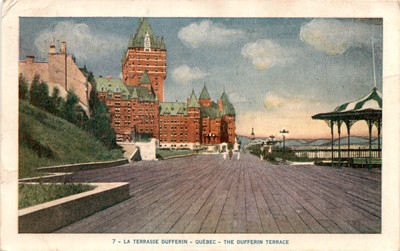 LA TERRASSE DUFFERIN, QUÉBEC, CANADA, EXPUSITION Postcard
