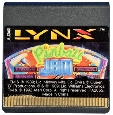 Pinball Jam Atari Lynx *Cart Only*