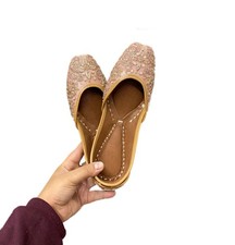 Women ethnic Bellies Punjabi Wedding Jutti mojari US size 5-10 fashion mate flat