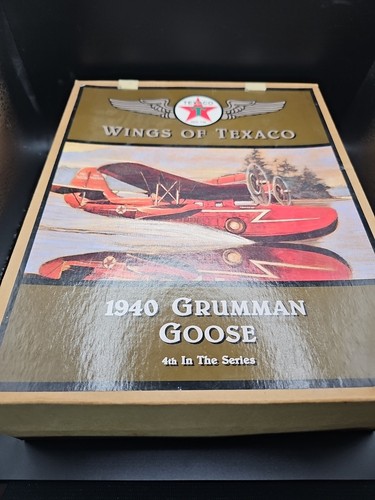 WINGS Of TEXACO 1940 GRUMMAN GOOSE 4th In The Series Die Cast Metal Coin Bank