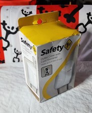 Safety 1St Outlet Cover With Cord Shortener Open Box Baby Proof Electrical Power