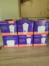 6 Packs 100ct 600 total Lansinoh Breastmilk Bags Breast Pump Milk Storage Bags