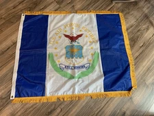 US Air Force Retired Flag Still Serving Fringed 48”x40”