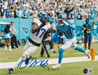 DAVANTE ADAMS LOS ANGELES RAMS  BECKETT AUTHENTICATED  ACTION SIGNED 8x10