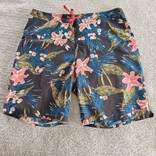 Patagonia Men's Stretch Planing Board Shorts Swim Shorts Floral Hawaiian Sz 34