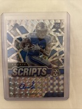 2021 Panini Mosaic Rookie Scripts AMON-RA ST BROWN RC AUTO #RS-28 LIONS RC