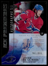 2015-16 UPPER DECK ICE RC AUTO JACOB DE LA ROSE /499
