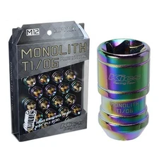 KYO-El Kicks Monolith T1/06 Forged SCM435 Open End Lug Nuts M12 X (P1.5 / P1.25)