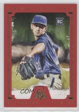 2016 Panini Diamond Kings Rookies Red Framed 66/99 Zach Davies #158 4l3