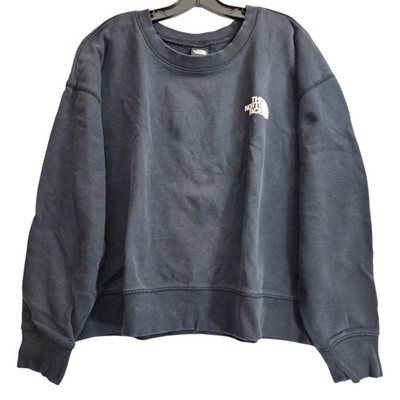 THE NORTH FACE Sweater Womens XL Black Crew Pullover Sweatshirt Fleece Outdoor