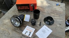 Portable Outdoor Gas Flame Heater 6,500 BTU with Accessories