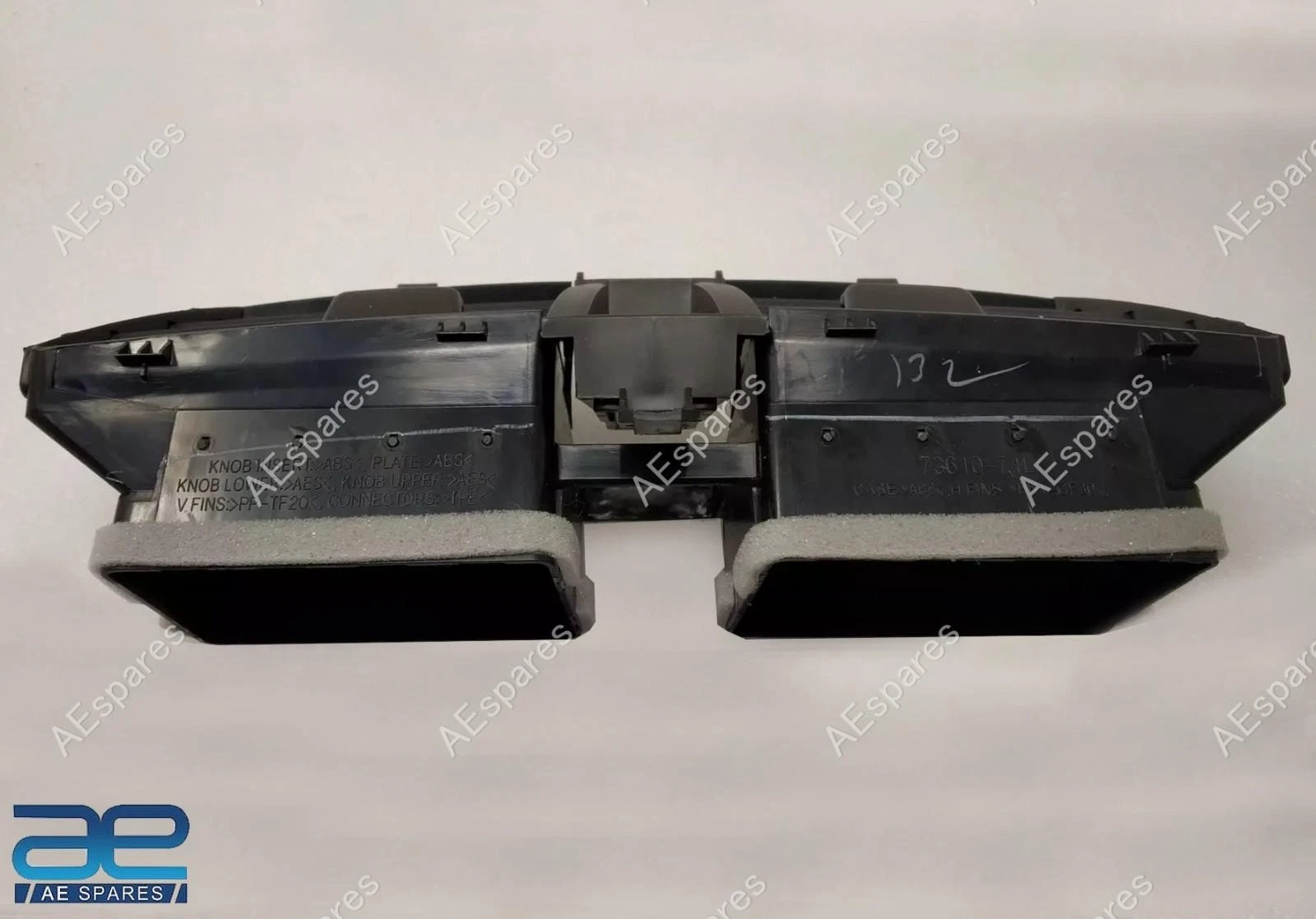 Louver, Center Air Vent Black For Suzuki Swift Dzire 2012-2016 73610M74L10-5PK view 3