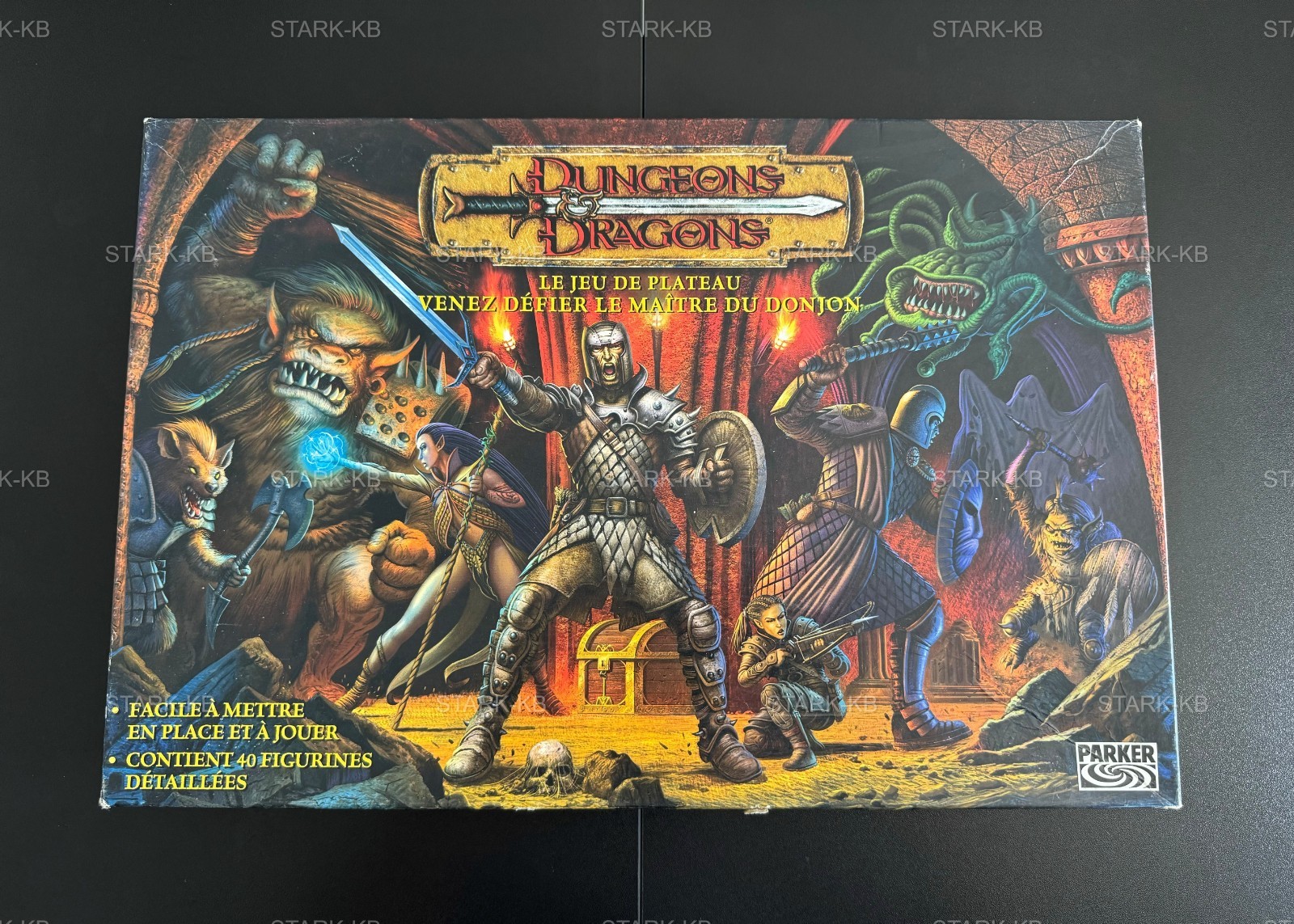 Dungeons & Dragons 2003 Parker jeu de plateau neuf idée cadeau nostalgie geek