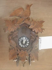 Cuckoo Clock German BK Black Forest working three bird  1 Day CK310