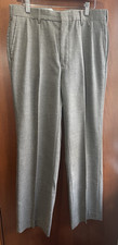 Vintage Men Gray Dress Pants 34 x 31 Made in USA Retro Westchester Classics NWT