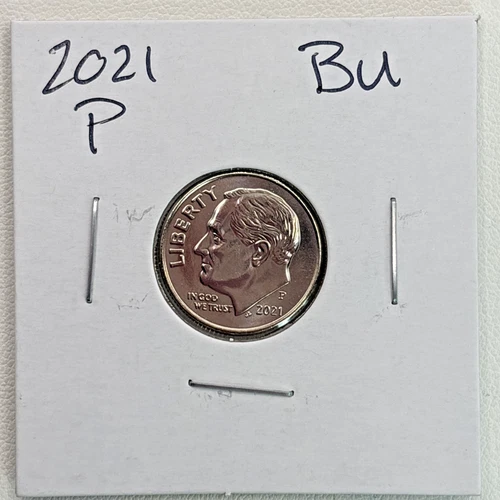 2021-P Roosevelt Dime BU (Brilliant Uncirculated) Philadelphia Mint