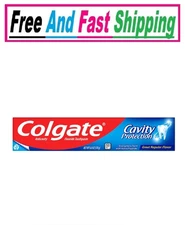 Colgate Cavity Protection Toothpaste with Fluoride, Minty Great Regular Flavor