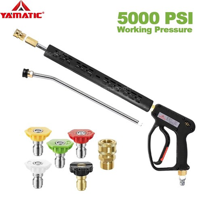 #ad YAMATIC 5000 psi Pressure Washer Gun M22 14mm x 3 8quot; Swivel Plug $76.43